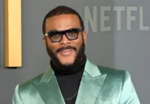 Tyler Perry at the premiere for The Six Triple Eight at the Egyptian Theatre. LOS ANGELES^ CA. December 03^ 2024