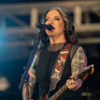 Ashley McBryde performs in concert on April 5^ 2024 in Fort Lauderdale^ Florida. The performance was part of the Tortuga Music Festival.