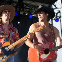L to R) Cameron Duddy and Mark Wystrach of the band Midland perform at BottleRock. Napa^ CA/USA: 5/24/19