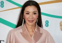 Michelle Yeoh attends the BAFTA Film Awards 2023 at The Royal Festival Hall in London^ England. United Kingdom - February 19^ 2023