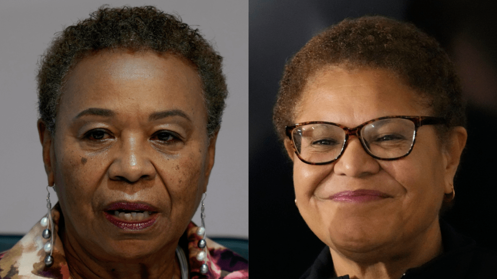 La Mayor Karen Bass Endorses Barbara Lee For Senate Onn Radio