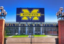 University of Michigan stadium scoreboard; Ann Arbor^ Michigan/USA - June 2009.