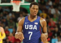 Kyle Lowry of team United States match between Team USA and Australia of the Rio 2016 Olympic Games.