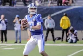 QB Daniel Jones (17) at Walk-On's Independence Bowl^ Shreveport^ USA - 27 Dec 2018: