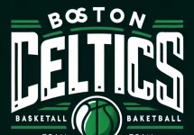 NBA Basketball Franchise Boston Celtics FONT LOGO