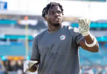 10 TYREEK HILL WR MIAMI DOLPHINS VS JACKSONVILLE JAGUARS PRE SEASON WEEK 3 AUGUST 26^ 2023 EVERBANK STADIUM JACKSONVILLE FLORIDA