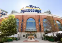 American Family Field is home to Major League Baseball's Milwaukee Brewers. The stadium was previously known as Miller Park. Milwaukee^ WI^ USA - August 10^ 2024