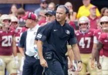 Mike Norvell Alabama Crimson Tide vs Florida State Seminoles August 30^ 2025 Doak Campbell Stadium Tallahassee Florida