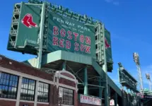 Exterior of Boston Red Sox stadium Fenway Park. Boston^ USA. April 14th 2024