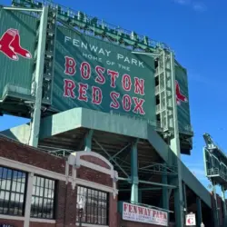 Exterior of Boston Red Sox stadium Fenway Park. Boston^ USA. April 14th 2024