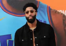 Anthony Davis at the Los Angeles premiere of 'Space Jam: A New Legacy' held at the Regal LA Live in Los Angeles on July 12^ 2021.