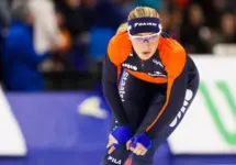 Jutta Leerdam of Netherlands during the ISU World Cup Speed Skating 1 at the Olympic Oval SALT LAKE CITY^ USA - NOVEMBER 16 2025