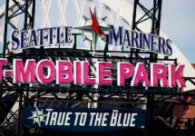 T-Mobile Park home to the Seattle Mariners. Seattle^ Washington / USA - March 28th 2019