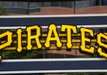 Pittsburgh Pirates sign at PNC Park is the home of Major League Baseball's sports team Pittsburgh Pirates.