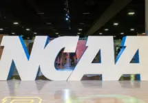 NCAA Sign at the Tampa Convention Center During the 2019 NCAA Women's Final Four Tampa Bay Tampa^ Florida / USA - April 6^ 2019
