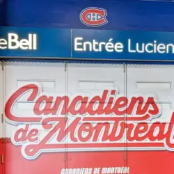 Centre Bell Entrance Signage Canadiens de Montreal Hockey Team Canada^ Montreal^ 24 December 2025