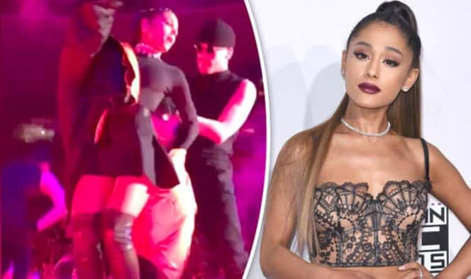 Ariana Grande Wardrobe Malfunction During A Live Show Kpat