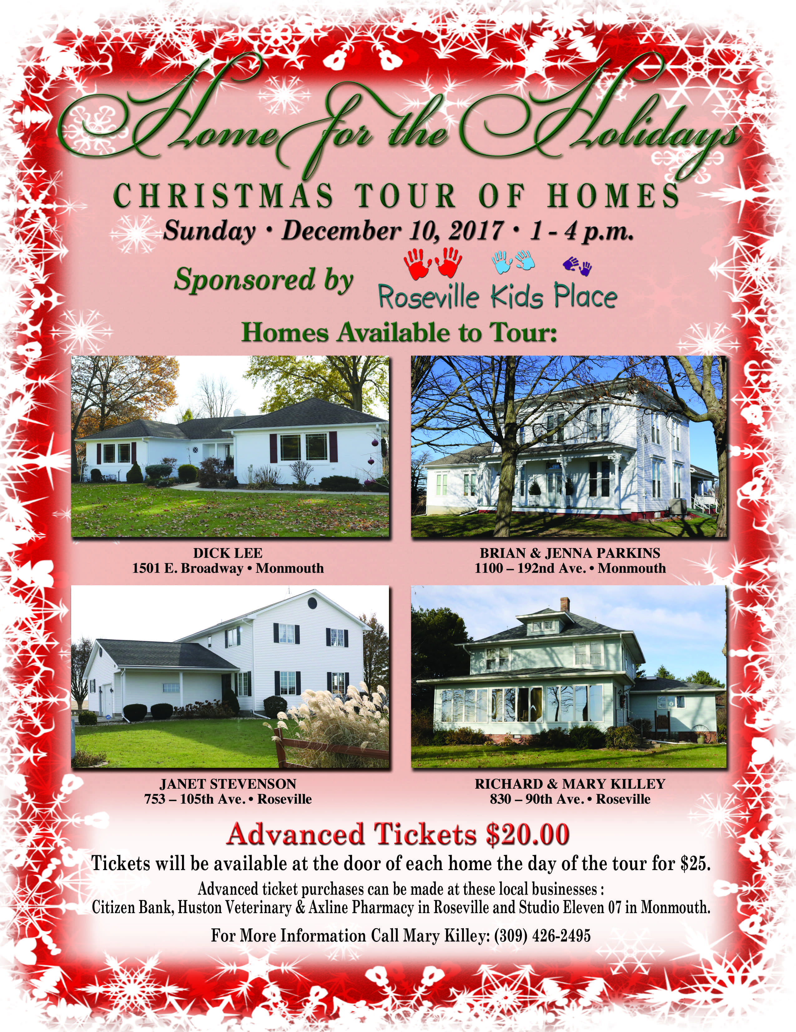 Roseville Kids Place Christmas Tour of Homes
