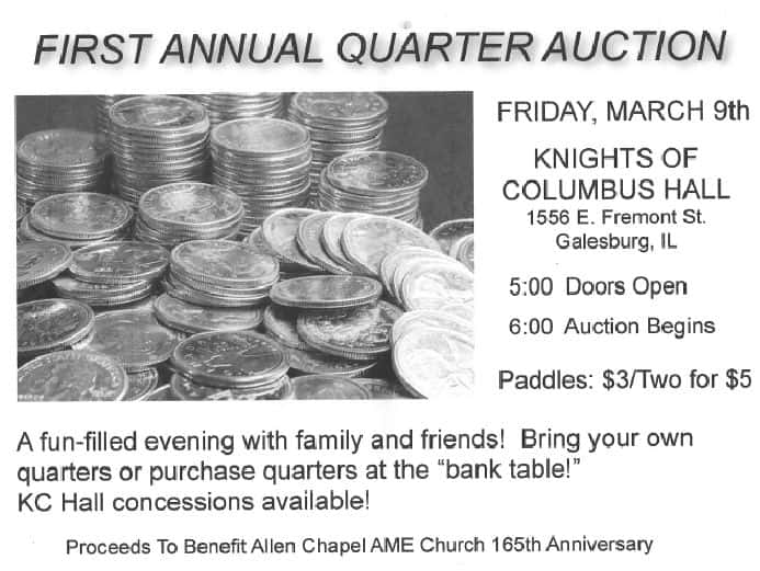 Allen Chapel AME Quarter Auction