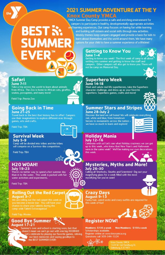 Knox County YMCA Summer Adventures Day Camp