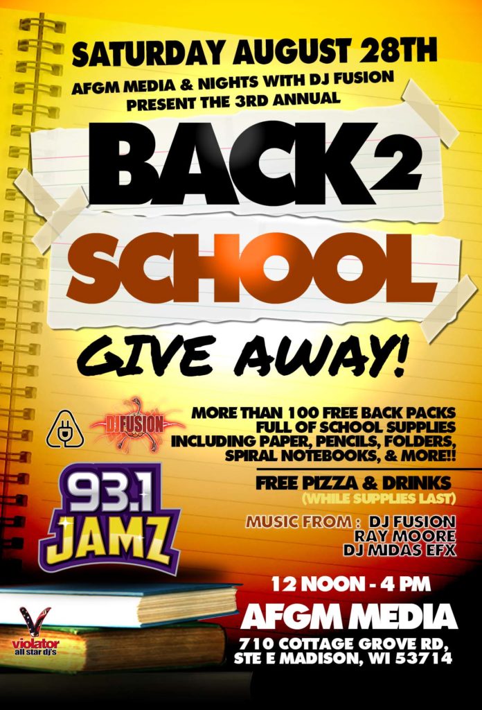 3rd Annual Back 2 School Backpack Giveaway - Vimarsana News