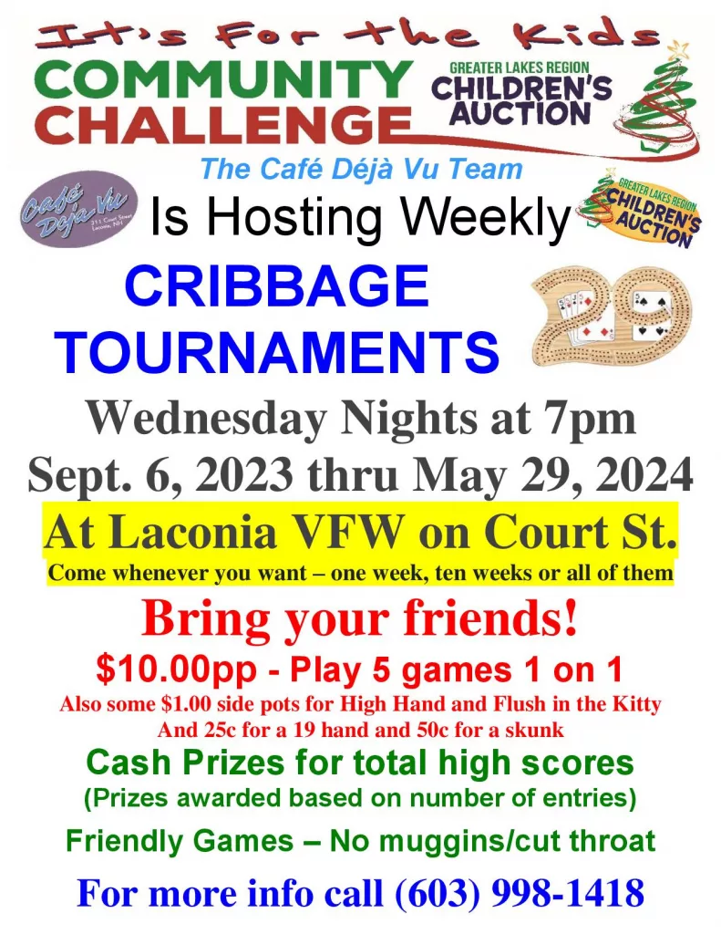 Cribbage Tournaments WLKZ 104.9 Hawk FM