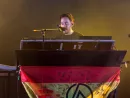 Mike Shinoda^ singer of Linkin Park at Download (heavy metal music festival) on June 22^ 2017 in Madrid^ Spain.