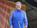 Sir Elton John performs at the 2015 New Orleans Jazz and Heritage Festival. New Orleans^ LA - May 2^ 2015