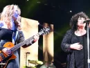 Ann & Nancy Wilson of Heart perform in Toronto at the Molson Ampitheatre^ July 23^ 2013.