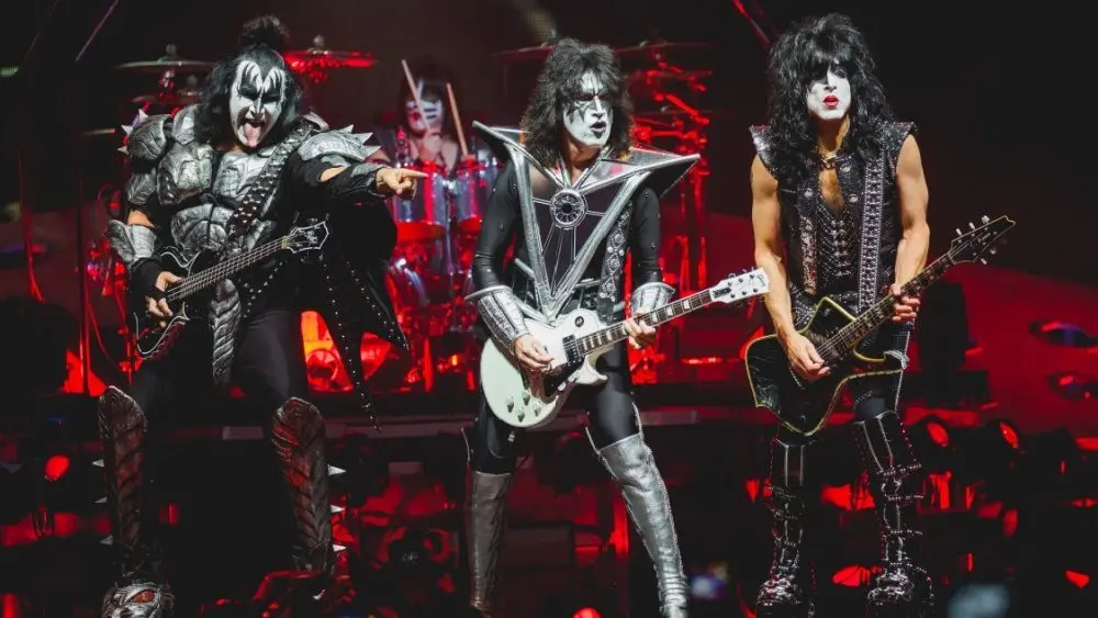 KISS performs live at Van Andel Arena. GRAND RAPIDS^ MICHIGAN / USA - March 9^ 2019