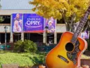 Exterior building and grounds of the Grand Ole Opry in Nashville. Nashville^ Tennessee^ USA - November 7^ 2021