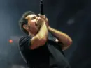 Vocalist Serj Tankian of System Of A Down during presentation at Rock in Rio 2015 in Rio de Janeiro^ Brazil. Rio de Janeiro^ September 25^ 2015