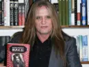 Singer Sebastian Bach signs copies of his book "18 and Life on Skid Row" at Book Revue on December 5^ 2016 in Huntington^ New York.