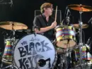 The Black Keys^ with drummer Patrick Carney^ performs on stage at the 2015 Mountain Jam Music Festival. Hunter^ New York - June 6^ 2015