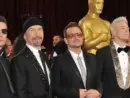 U2 with Bono & The Edge at the 86th Annual Academy Awards at the Hollywood & Highland Theatre^ Hollywood. LOS ANGELES^ CA - MARCH 2^ 2014
