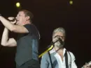 Matchbox 20 band vocalist Rob Thomas (L) performs during the Rock in Rio concert^ on September 20^ 2013 in Rio de Janeiro^ Brazil.