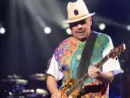 Carlos Santana performs on stage at the iThink Financial Amphitheatre. WEST PALM BEACH^ FLORIDA - AUGUST 22^ 2022