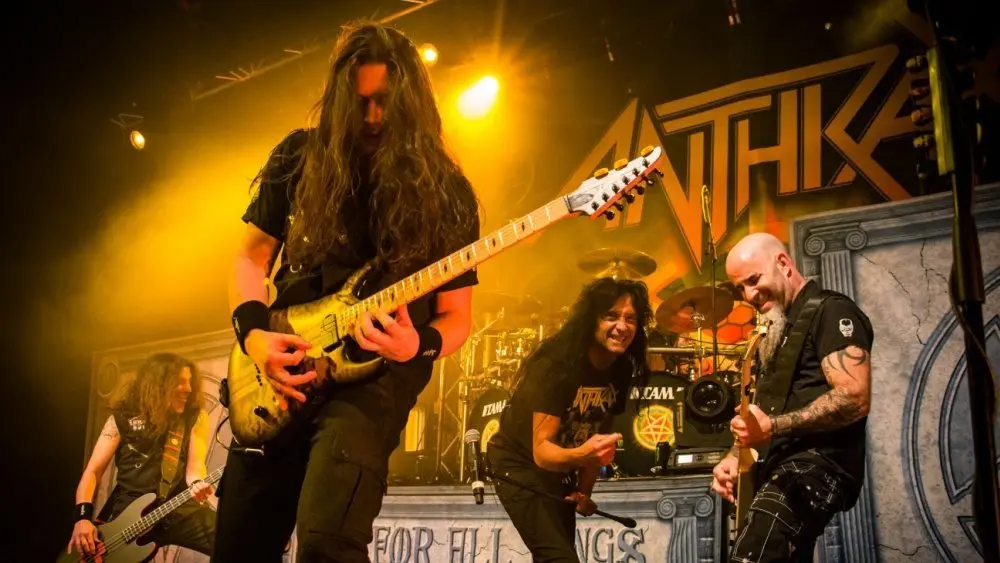 Anthrax band live at Manchester academy uk febuary 14th 2017
