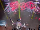 Rock band Aerosmith performs on stage during their Global Warming World Tour concert on May 17^ 2014 in Vilnius^ Siemens Arena^ Lithuania.