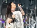 Evanescence perform at the Sick New World music festival. LAS VEGAS^ NEVADA - May 13^ 2023