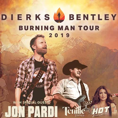 Dierks Bentley With Jon Pardi And Tenille Townes In