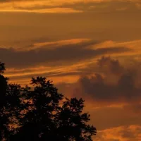 Orange sky in New Jersey from Canada wildfires