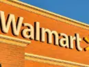 Walmart sign at store exterior. Novi^ Michigan^ USA - AUGUST 8^ 2021: