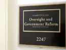Sign at the entrance to a House Oversight Committee hearing room in Washington^ DC on July 18^ 2017. The House of Representatives is the lower chamber of the US Congress. WASHINGTON - JULY 18