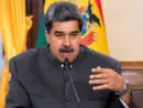 Venezuelan President Nicolás Maduro participates in a press conference at the Miraflores Palace^ the seat of government of Venezuela. Caracas^ Venezuela; April 20 2023