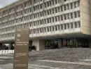 Outside United States Department of Health and Human Services headquarters^ exterior of Herbert Humphrey federal office building Washington DC US - December 02^ 2019