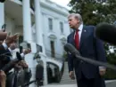 President Donald J. Trump boards Marine One on the South Lawn of the White House^ Friday^ May 8^ 2026
