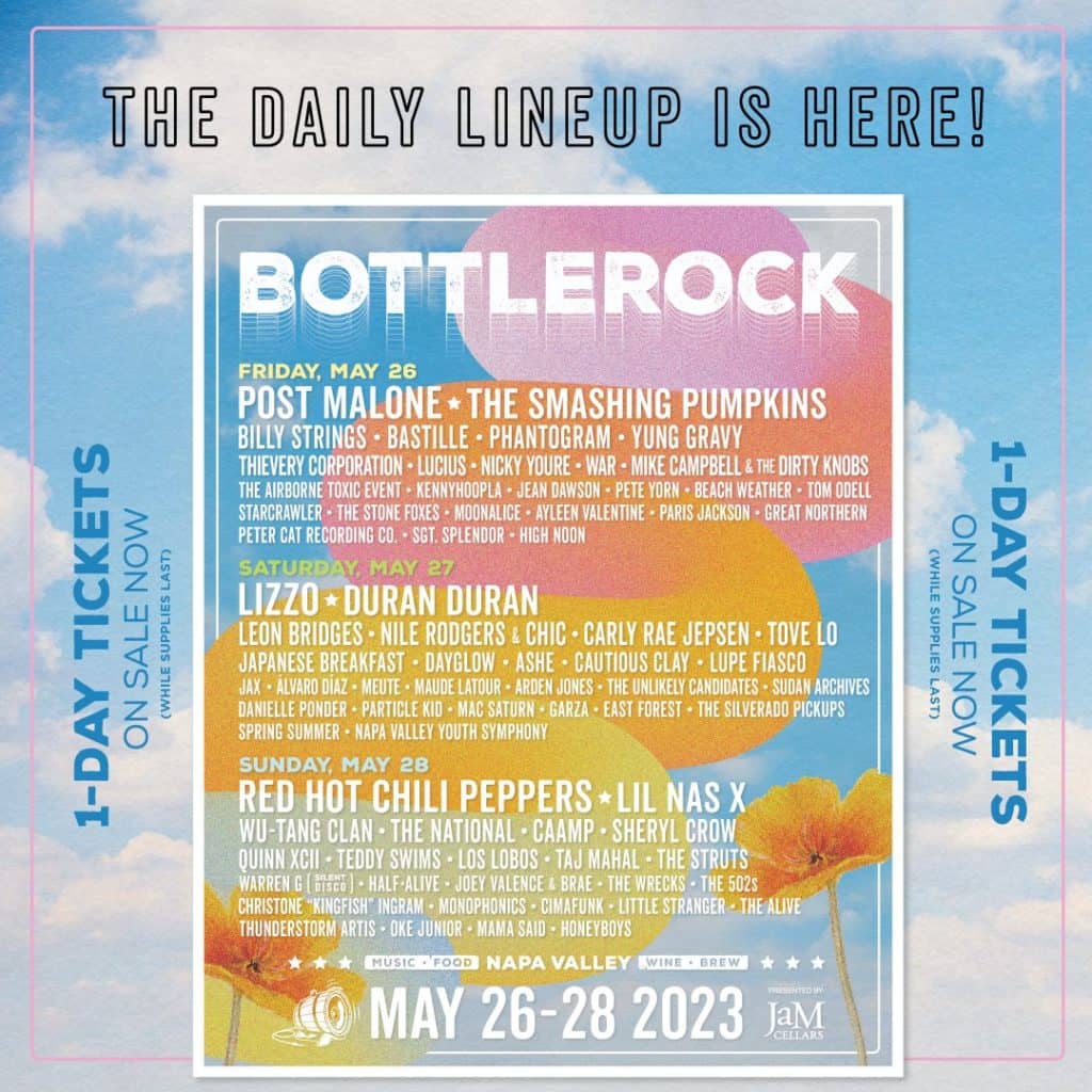 New Rock Road Trip Bottlerock 2023 New Rock 104.1