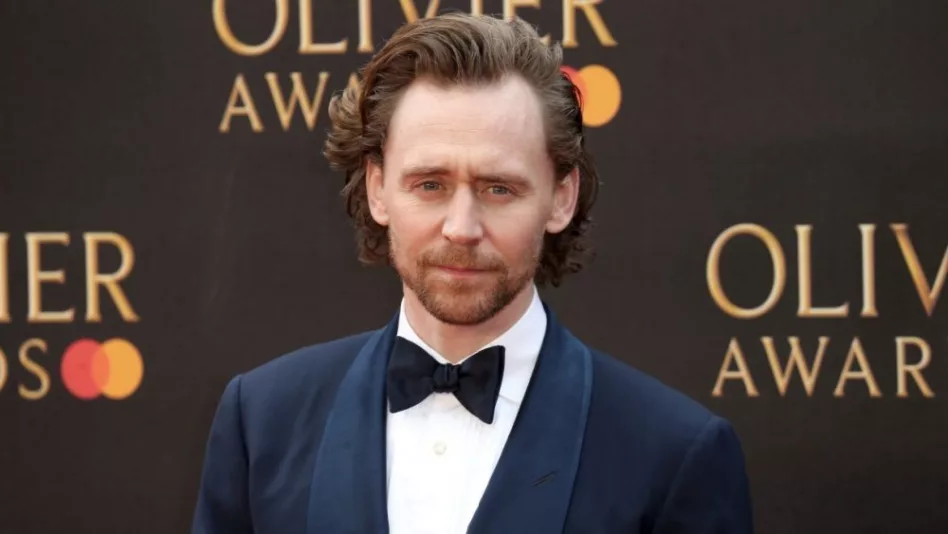 Tom Hiddleston attends The Olivier Awards at the Royal Albert Hall in London^ England. London^ United Kingdom - April 7^ 2019