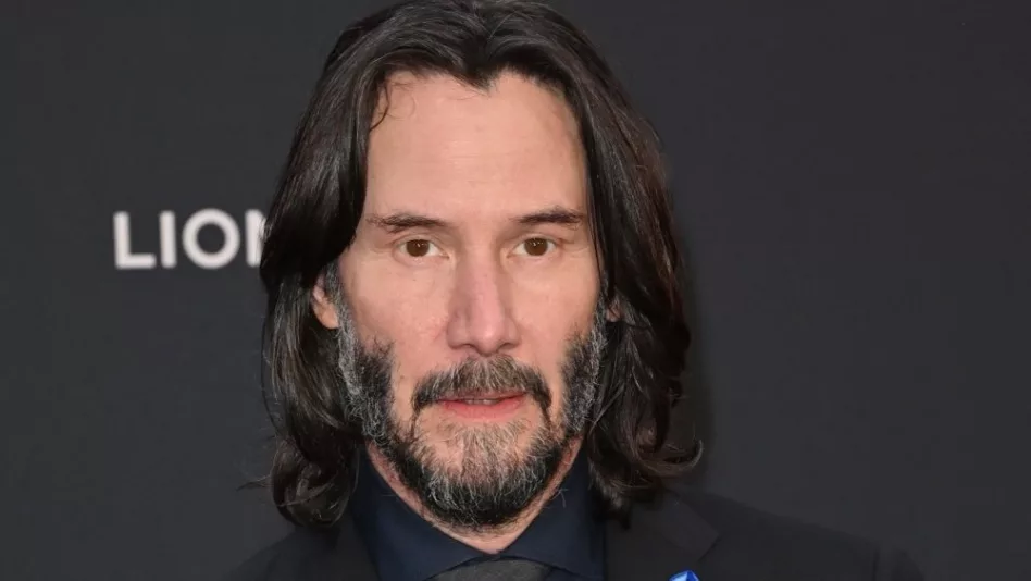 Keanu Reeves at the premiere for "John Wick: Chapter 4" at the TCL Chinese Theatre^ Hollywood. LOS ANGELES^ CA. March 20^ 2023